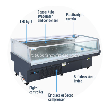 Supermercato Serve Counter Delection Cases in vendita